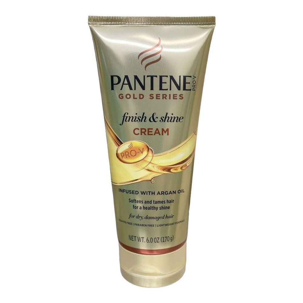 Pantene Gold Series Finish & Shine Cream 1 Bottle Infused with Argan Oil